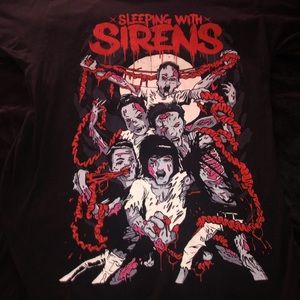 sleeping with sirens zombie shirt